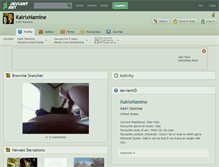 Tablet Screenshot of kairixnamine.deviantart.com