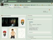 Tablet Screenshot of jugokyu.deviantart.com