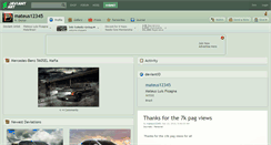 Desktop Screenshot of mateus12345.deviantart.com