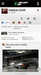 Mobile Screenshot of mateus12345.deviantart.com