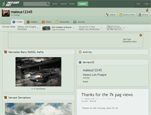 Tablet Screenshot of mateus12345.deviantart.com
