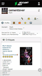 Mobile Screenshot of cementlover.deviantart.com