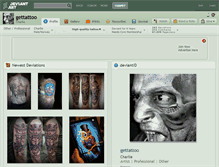 Tablet Screenshot of gettattoo.deviantart.com