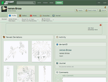 Tablet Screenshot of nenes-brosa.deviantart.com