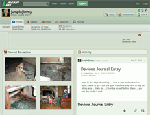 Tablet Screenshot of jumpinjimmy.deviantart.com