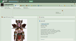 Desktop Screenshot of codemaster007.deviantart.com