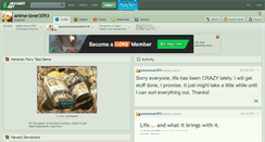 Desktop Screenshot of anime-lover3593.deviantart.com