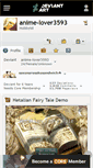 Mobile Screenshot of anime-lover3593.deviantart.com