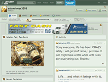 Tablet Screenshot of anime-lover3593.deviantart.com