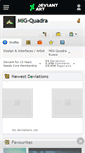 Mobile Screenshot of mig-quadra.deviantart.com