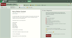 Desktop Screenshot of marauders-order.deviantart.com