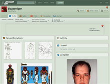Tablet Screenshot of blazzenliger.deviantart.com