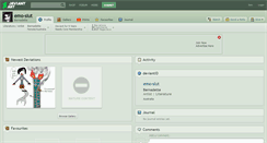 Desktop Screenshot of emo-slut.deviantart.com