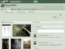 Tablet Screenshot of nienna-angelique.deviantart.com