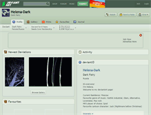 Tablet Screenshot of helena-dark.deviantart.com
