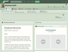Tablet Screenshot of machinexjunkie.deviantart.com