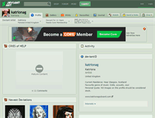Tablet Screenshot of katrionag.deviantart.com