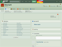 Tablet Screenshot of hime-tachi.deviantart.com