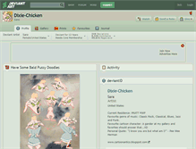 Tablet Screenshot of dixie-chicken.deviantart.com