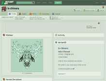 Tablet Screenshot of is-chimera.deviantart.com