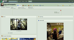 Desktop Screenshot of obscuraphotography.deviantart.com