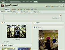 Tablet Screenshot of obscuraphotography.deviantart.com