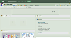 Desktop Screenshot of jamesthemage.deviantart.com