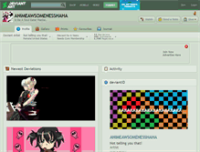 Tablet Screenshot of animeawsomenesshaha.deviantart.com