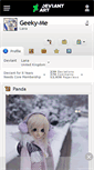 Mobile Screenshot of geeky-me.deviantart.com