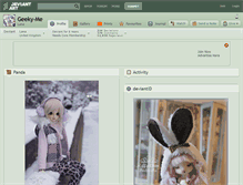Tablet Screenshot of geeky-me.deviantart.com