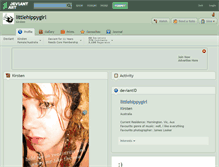 Tablet Screenshot of littlehippygirl.deviantart.com