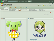 Tablet Screenshot of lady-otohime.deviantart.com
