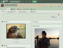 Tablet Screenshot of northmansoatmeal.deviantart.com