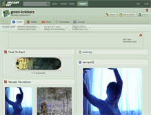 Tablet Screenshot of green-knickers.deviantart.com