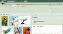 Desktop Screenshot of pikka.deviantart.com