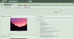 Desktop Screenshot of kandyprower.deviantart.com