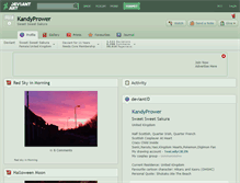 Tablet Screenshot of kandyprower.deviantart.com