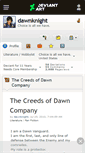 Mobile Screenshot of dawnknight.deviantart.com