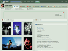 Tablet Screenshot of bebeyoyo.deviantart.com