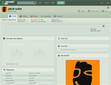 Tablet Screenshot of jakub-sudra.deviantart.com
