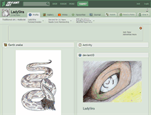 Tablet Screenshot of ladysira.deviantart.com