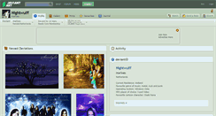 Desktop Screenshot of nightwulff.deviantart.com