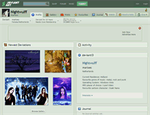 Tablet Screenshot of nightwulff.deviantart.com