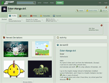 Tablet Screenshot of ester-manga-art.deviantart.com