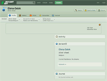 Tablet Screenshot of elena-dalok.deviantart.com