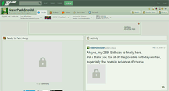 Desktop Screenshot of greenpunkemogirl.deviantart.com