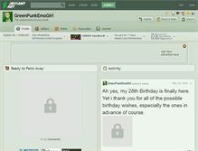 Tablet Screenshot of greenpunkemogirl.deviantart.com