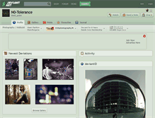 Tablet Screenshot of n0-tolerance.deviantart.com