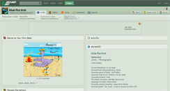 Desktop Screenshot of blue-fox-trot.deviantart.com