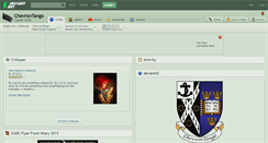 Desktop Screenshot of chevrontango.deviantart.com